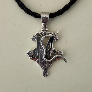 Marie Laveau Pendant and Choker Sterling Silver